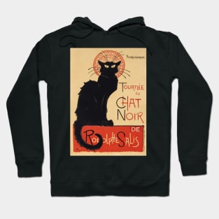 Chat (Cat) Noir Poster Hoodie